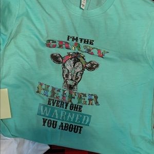 Brand new tee screen printed beautiful colors